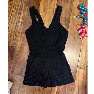 NWOT Lulu Lemon Black Peplum Top